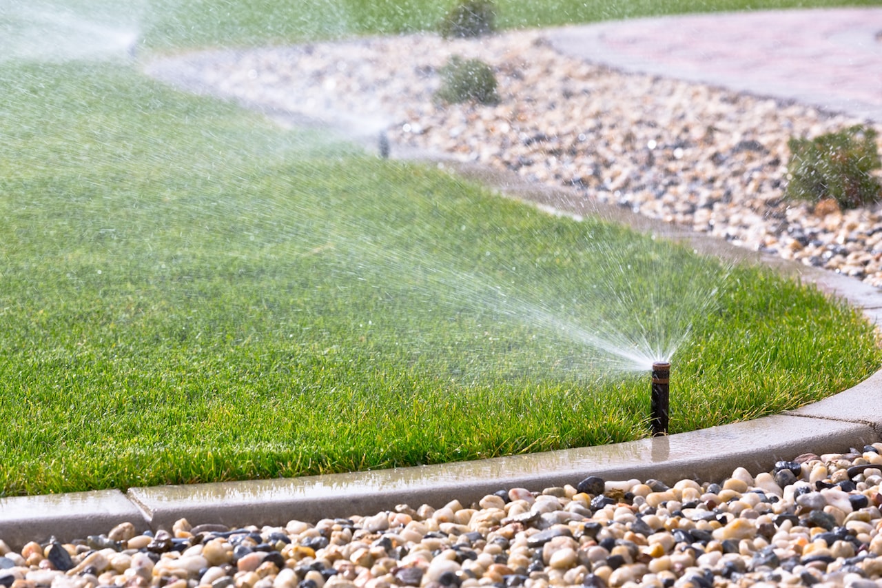 Irrigation System Installation in Bristow project 2
