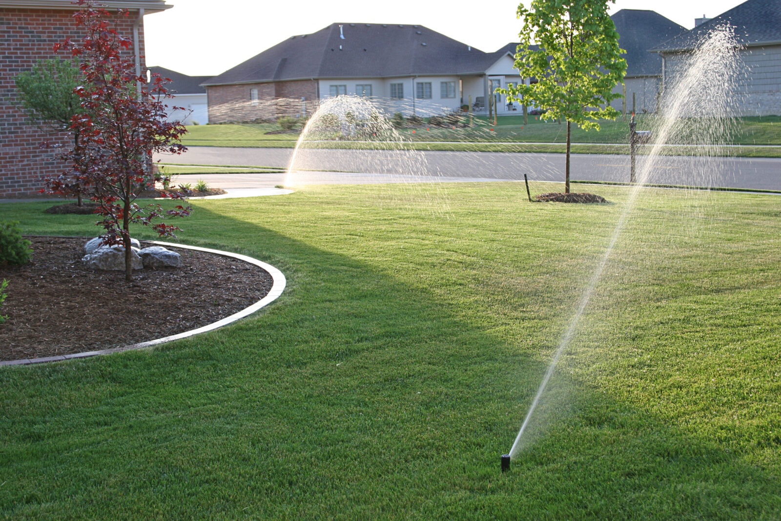 Irrigation System Installation in Bristow project 3