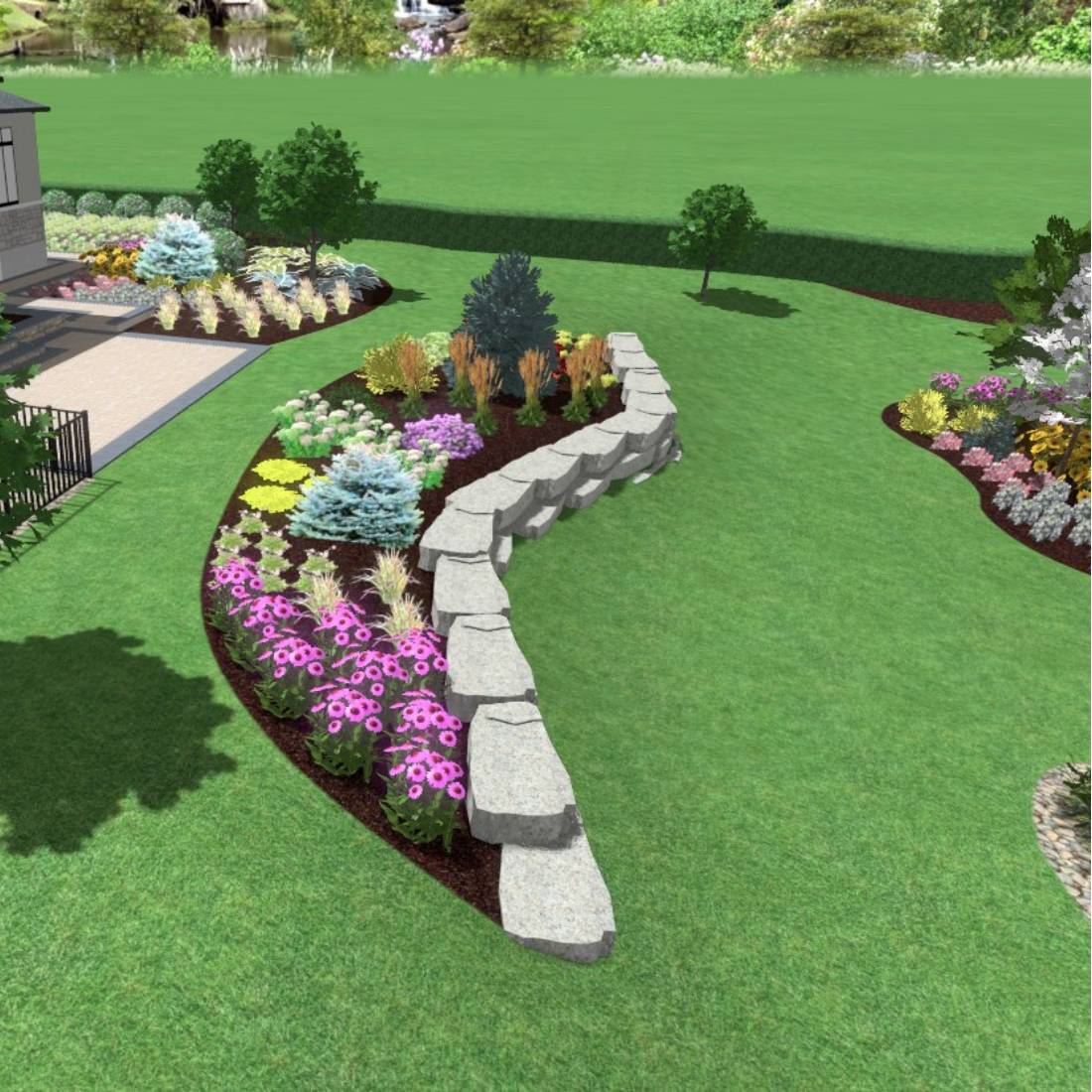 Landscape Design in Bristow project 2