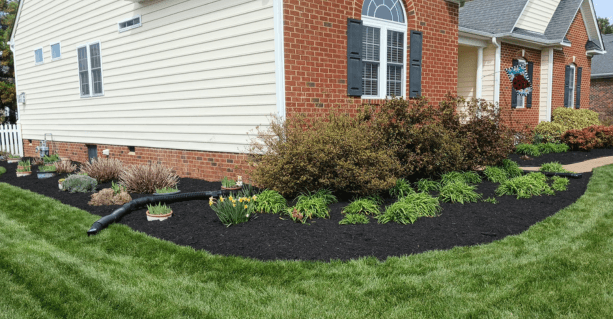 Mulch Installation in Bristow project 4