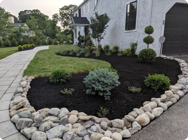 Mulch Installation in Bristow project 5
