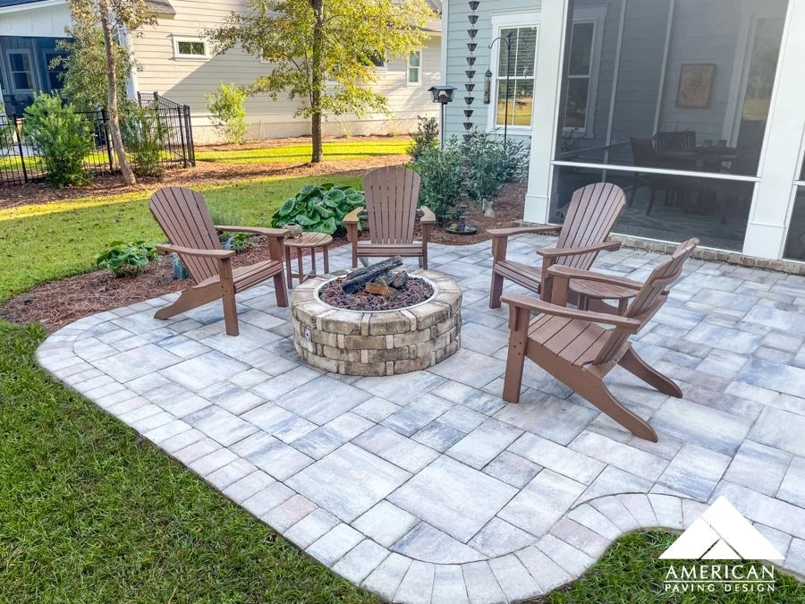 Patio Installation in Gainesville project 1