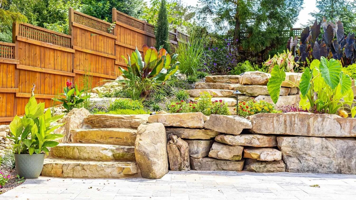 Retaining Wall Installation in Manassas project 8